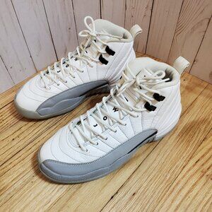 510815 108 Nike Air Jordan 12 Retro GS 'Wolf Grey' 7Y